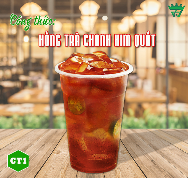 TẶNG 100 CÔNG THỨC LÀM TRÀ SỮA _ CT1_ HỒNG TRÀ CHANH KIM QUẤT